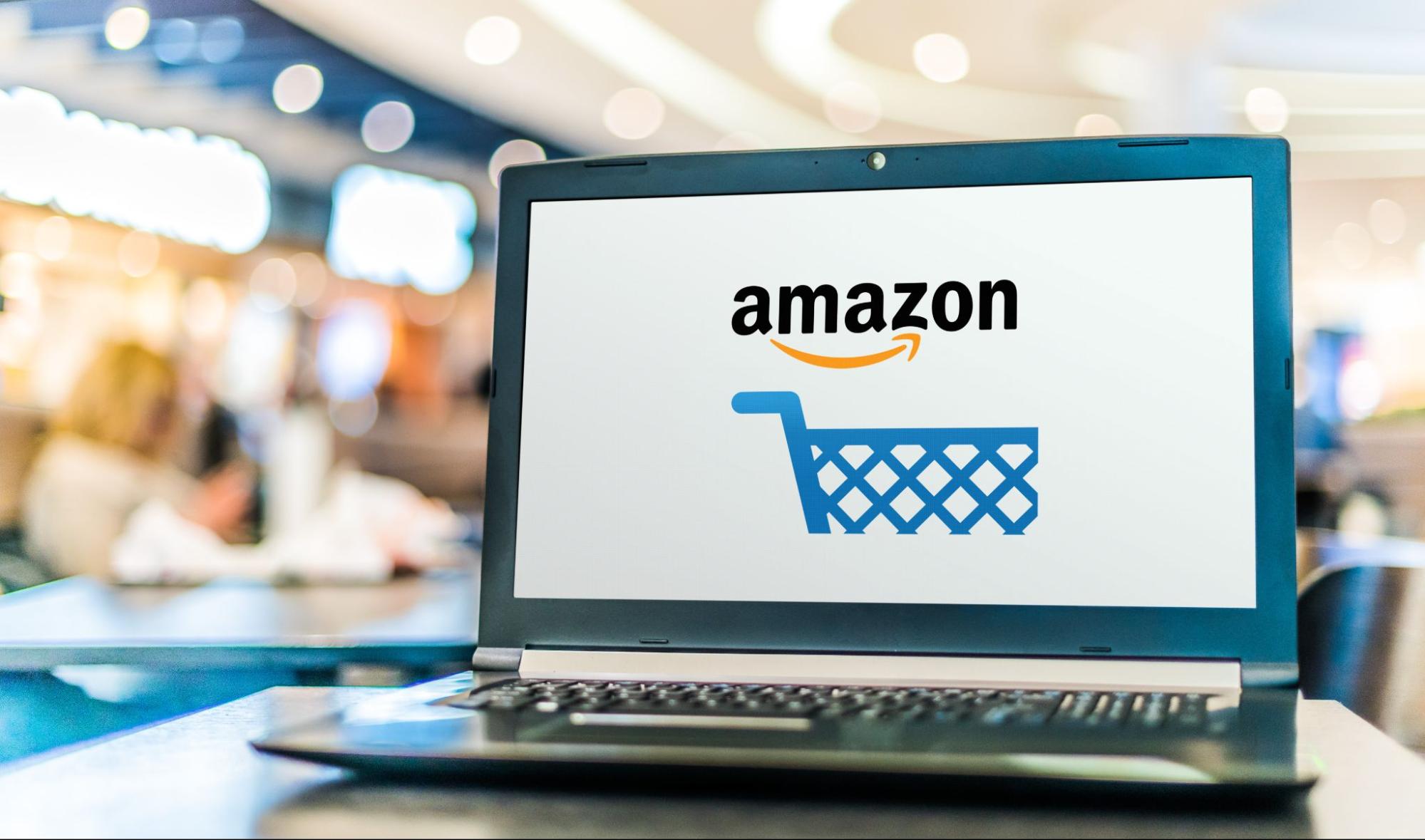 Amazon Buying on a Laptop