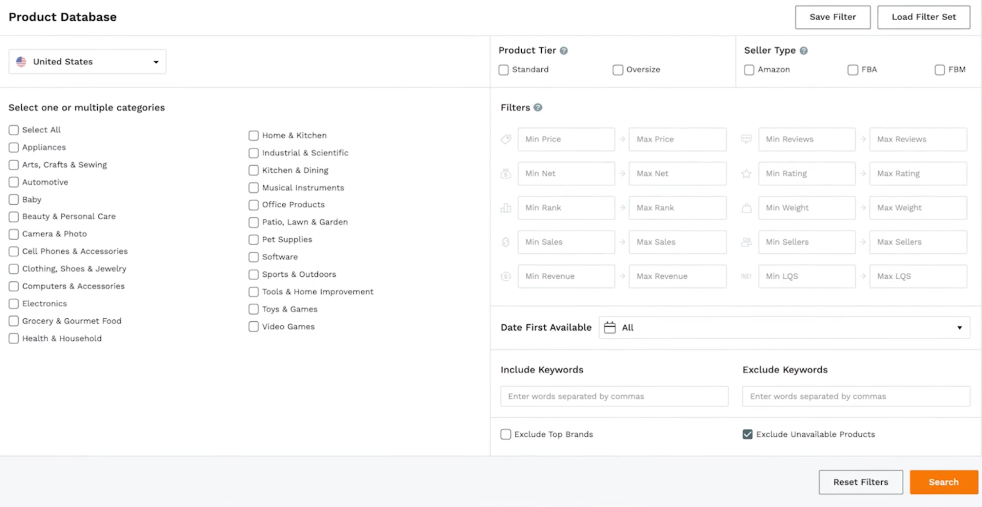 Product Database