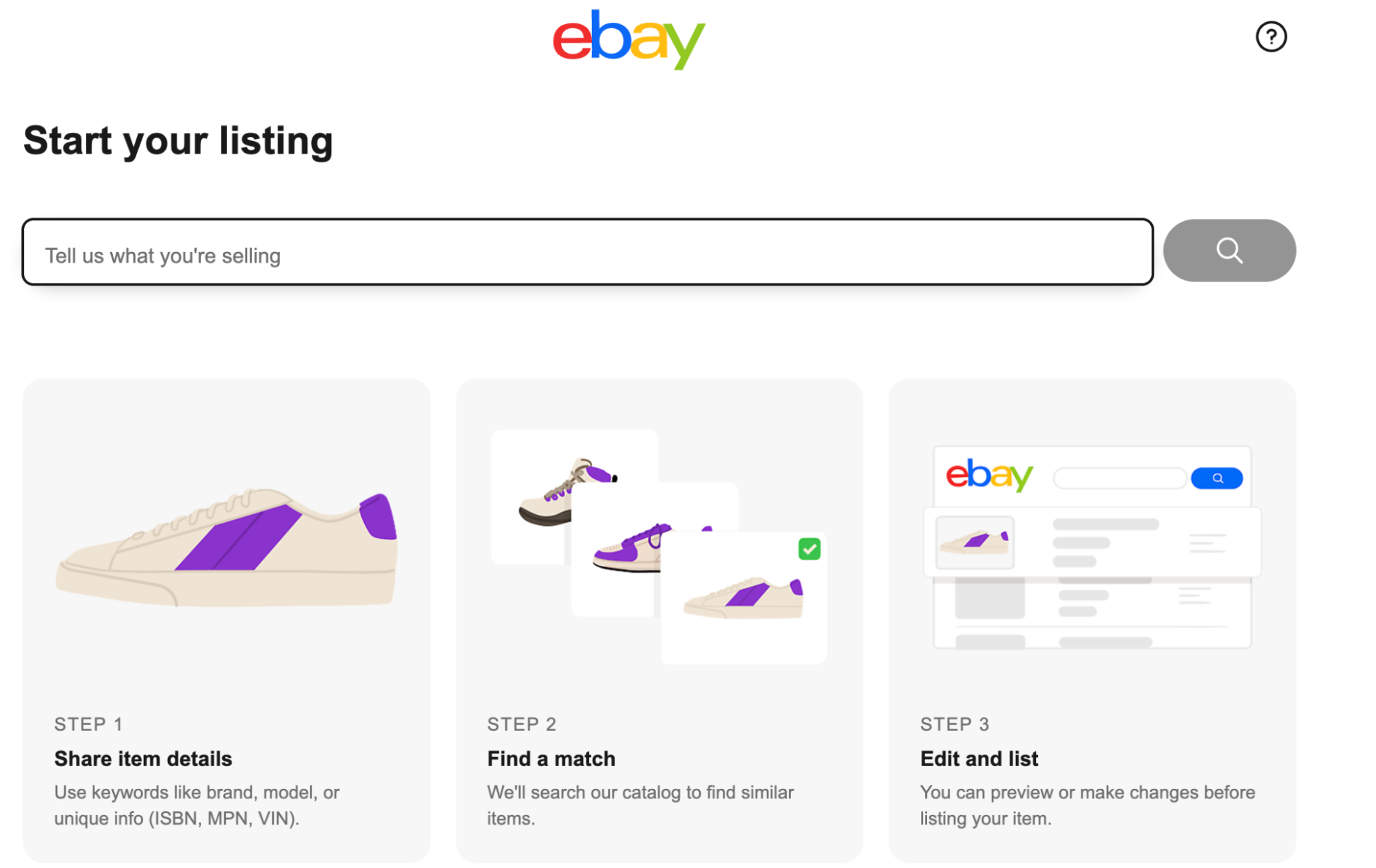 List Your First Item